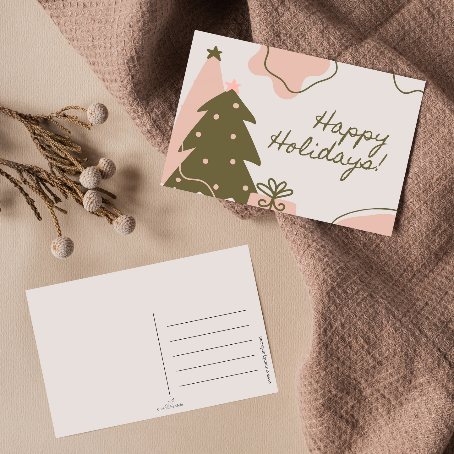 Merry Messages- Postcards Set of 6