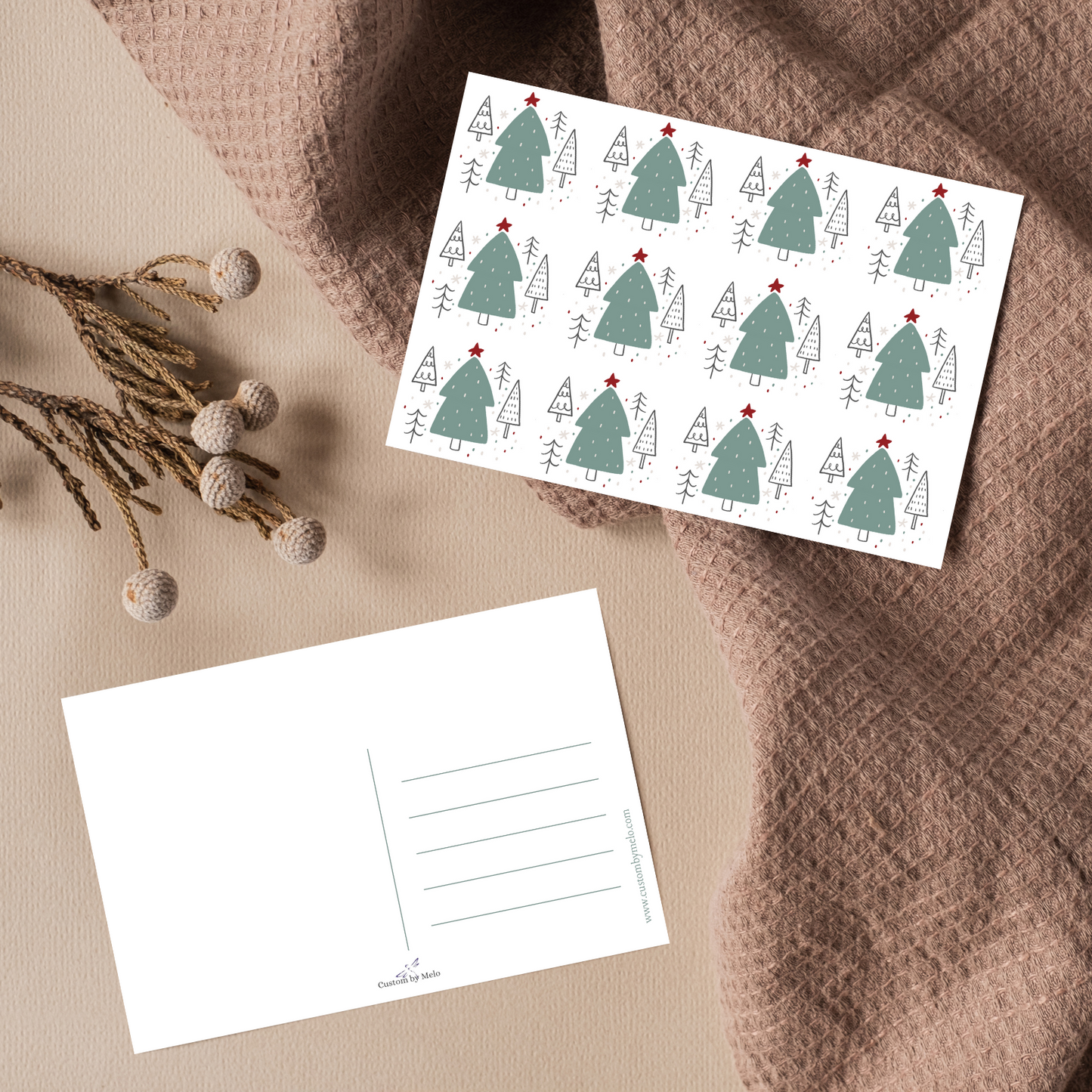 Merry Messages- Postcards Set of 6