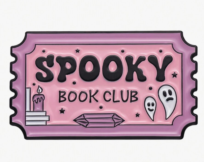 Spooky Club - Book Club Enamel Pin