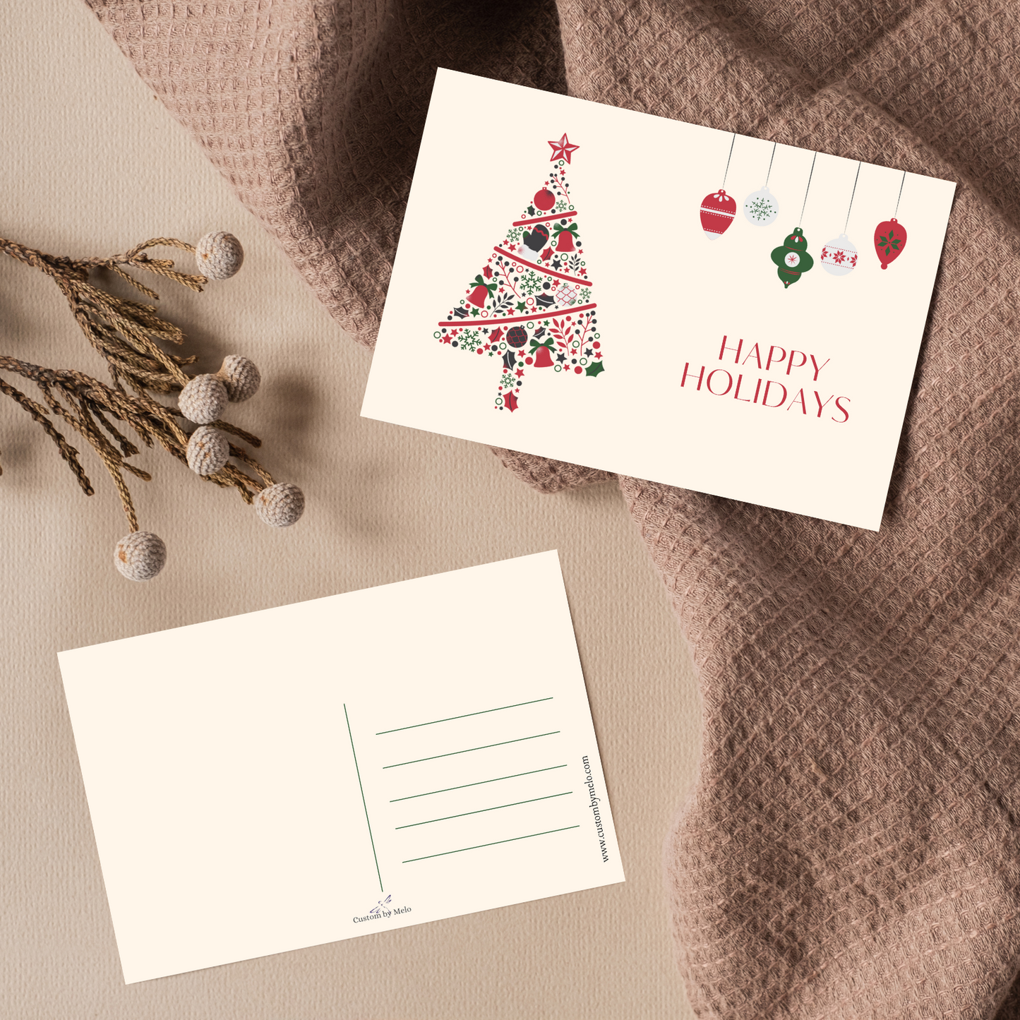 Merry Messages- Postcards Set of 6