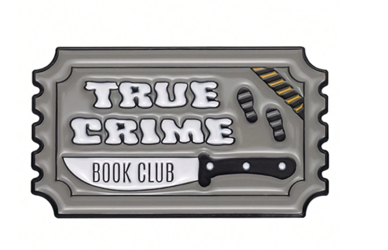 True Crime Club - Book Club Enamel Pin