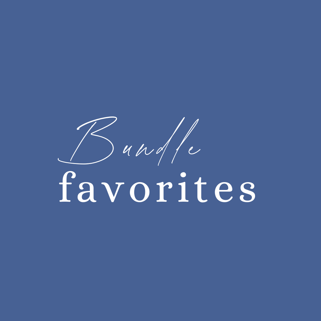 Bundled Favorites