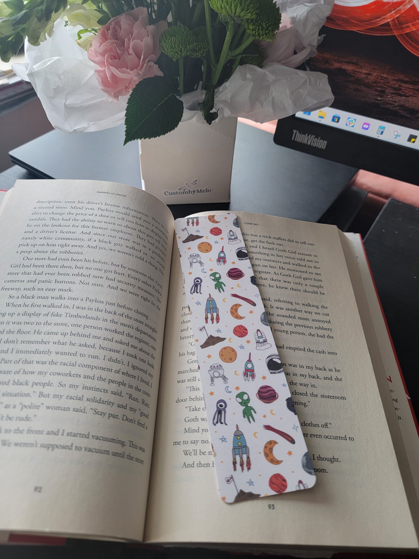 "In Space" Bookmark