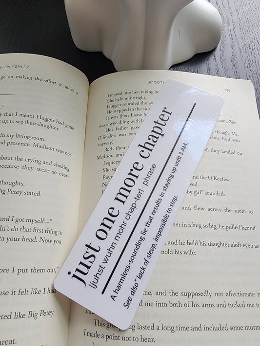 "One More Chapter" Bookmark