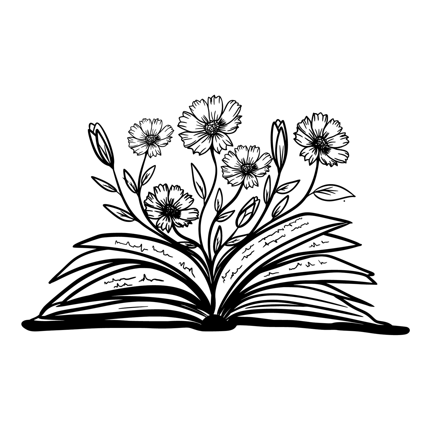 Book full of Flowers