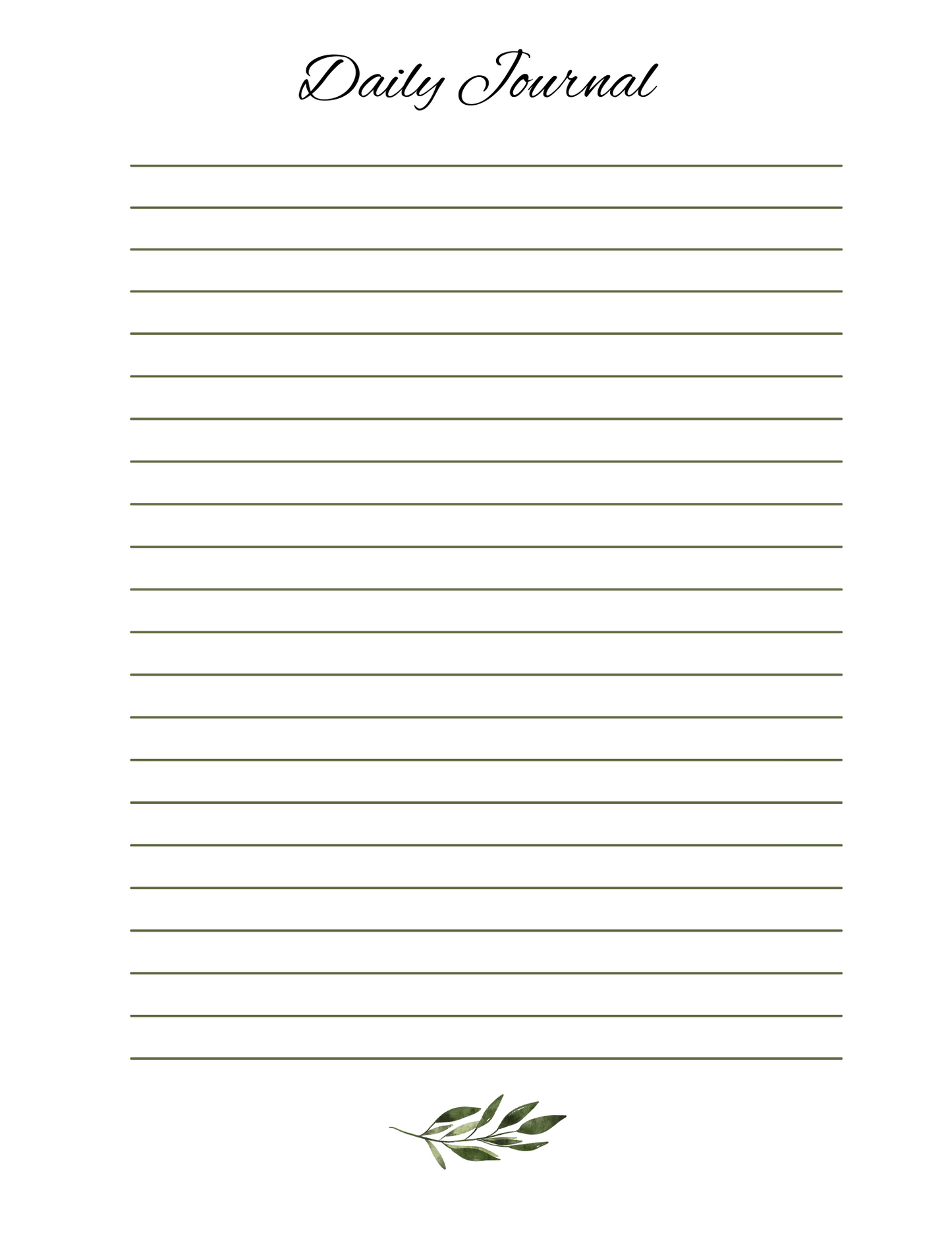 DJW Daily Journal
