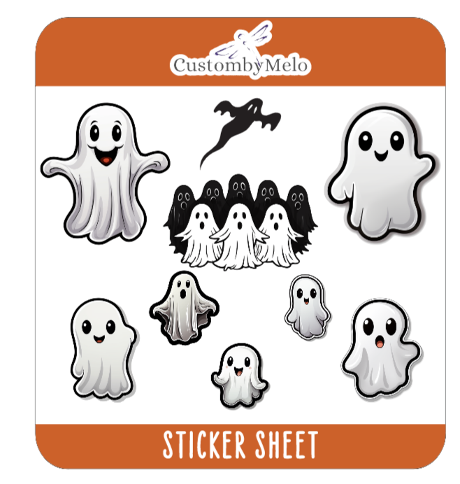 Ghosties Sticker Sheet