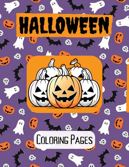 Halloween Kids Coloring Printable Pages