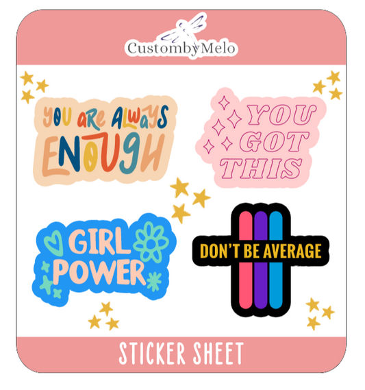 Positivity Sticker Sheet