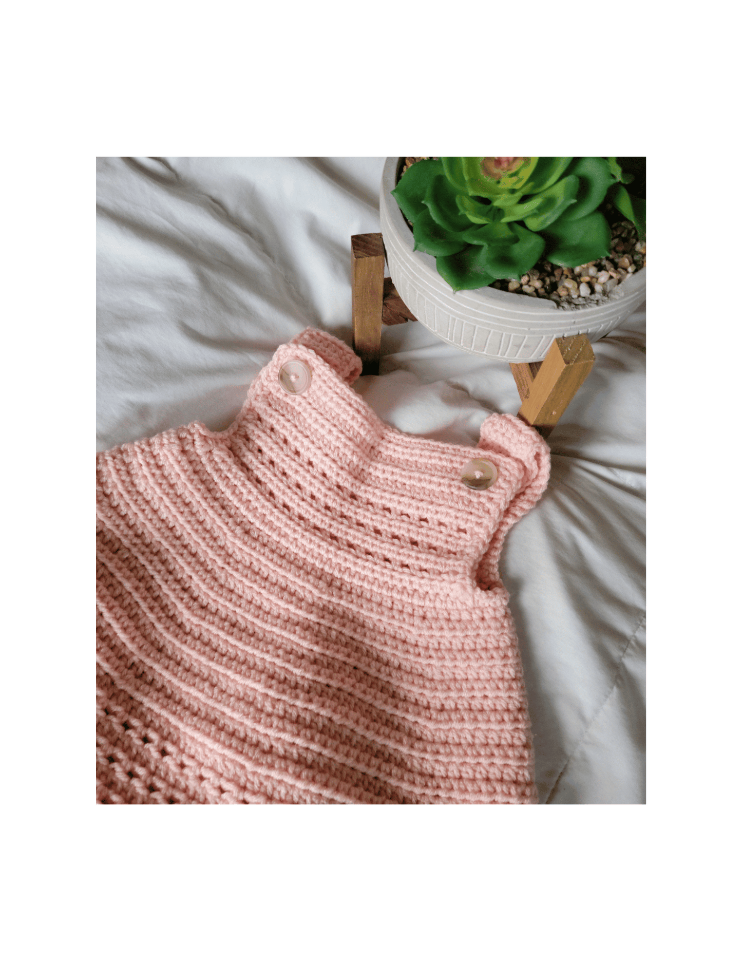 Pretty in Pink Crochet Dress