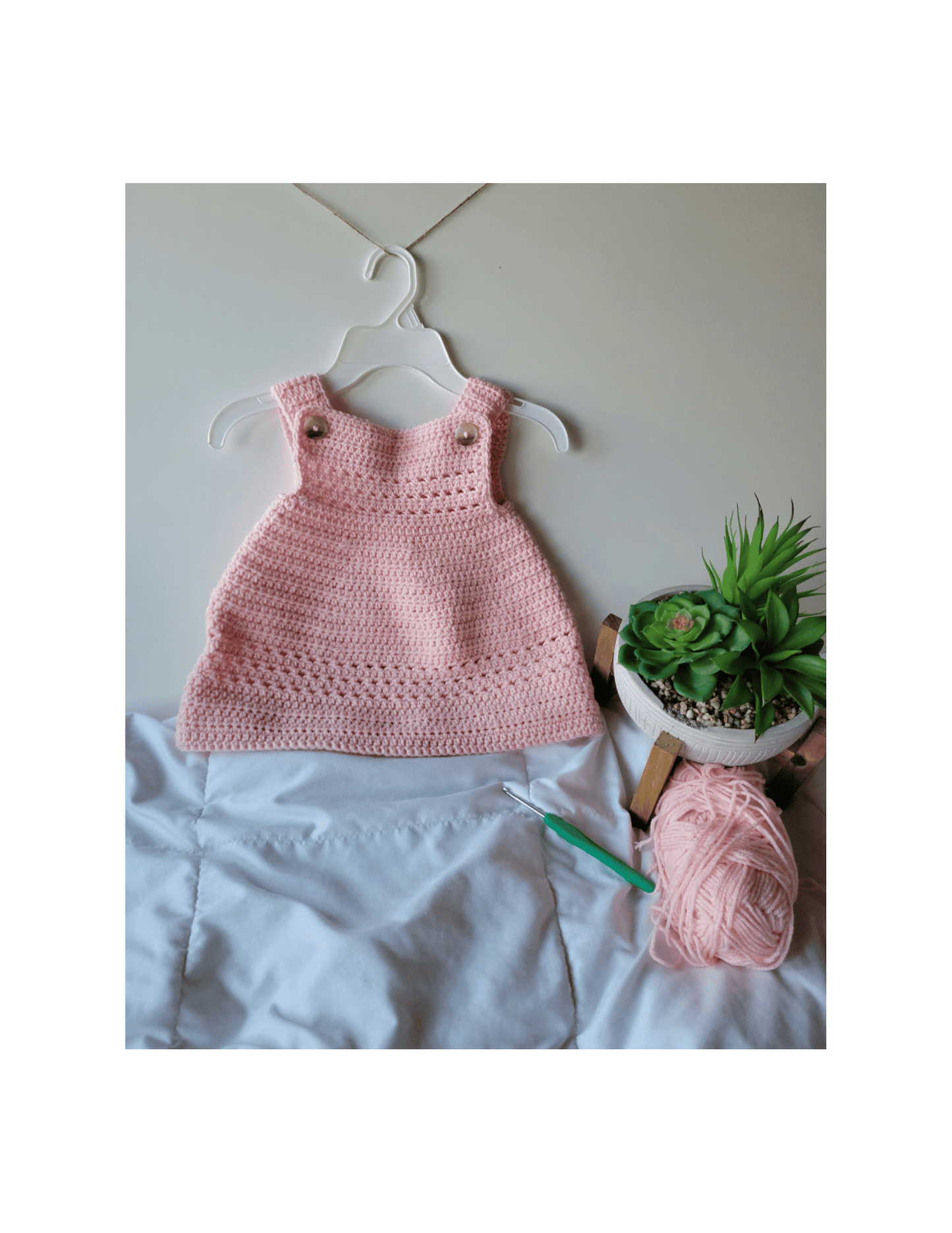 Pretty in Pink Crochet Dress